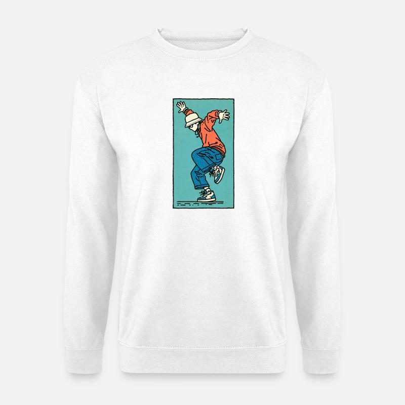Danseur masculin #3 - Sweat-shirt Unisexe - blanc