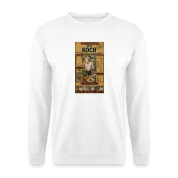Der Koch – Liebe geht durch den Magen - Unisex Pullover - Weiß - Vorne