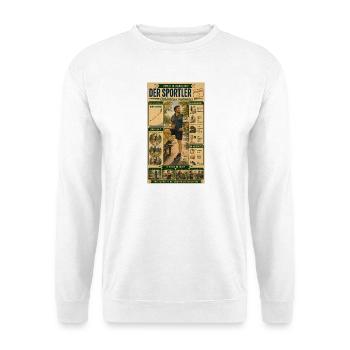 Der Sportler – Immer in Bewegung - Unisex Pullover - Weiß - Vorne
