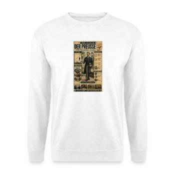 Der Preuße – Pünktlich und pflichtbewusst - Unisex Pullover - Weiß - Vorne