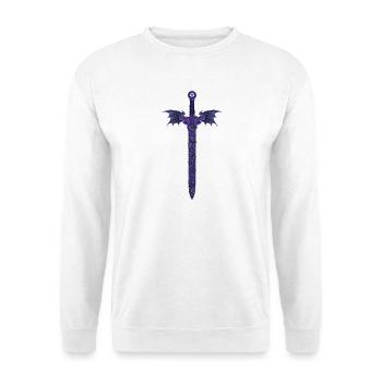 Rose Sword with Wings - Unisex Sweatshirt - white - Front