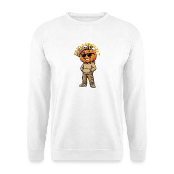 Thanksgiving Cool, Casual Pumpkin in Street Style - Unisex Sweatshirt - white - Front