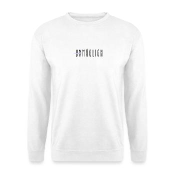 unmöglich  - Unisex Pullover - Weiß - Vorne - Alina (178cm) & Michal (187cm)