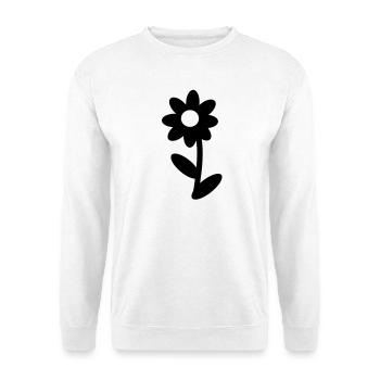 Blume - Unisex Pullover - Weiß - Vorne