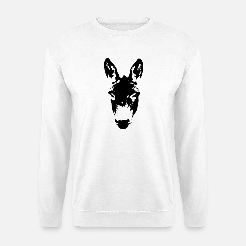 Esel - Unisex Pullover - Weiß