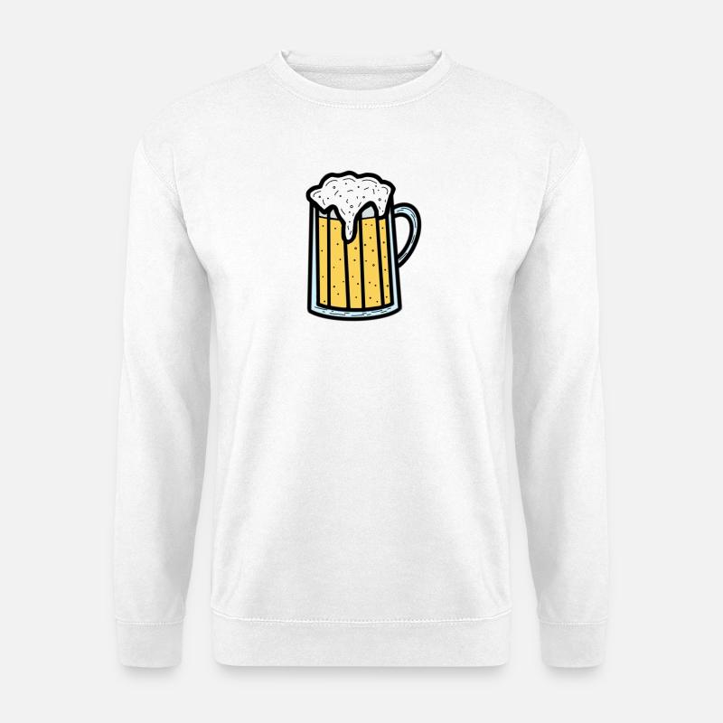 Bier - Unisex Pullover - Weiß