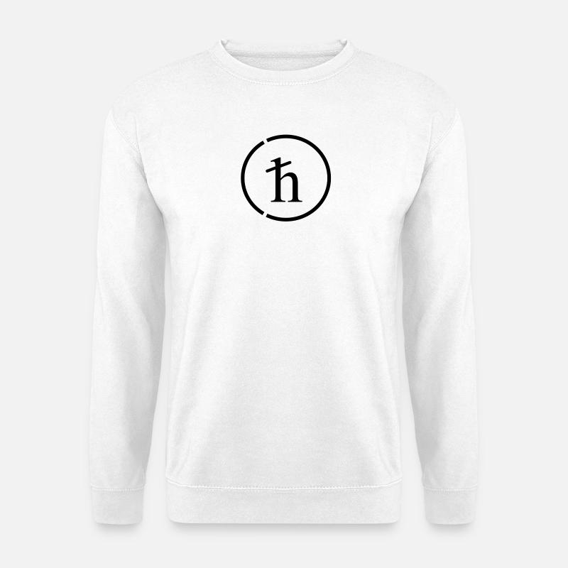 H-Schnitt H-Stange - Unisex Pullover - Weiß