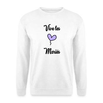 FUTURE MARIEE. EVJF. MARIEE. TEAM. TEAM MARIEE - Sweat-shirt Unisexe - blanc - Devant