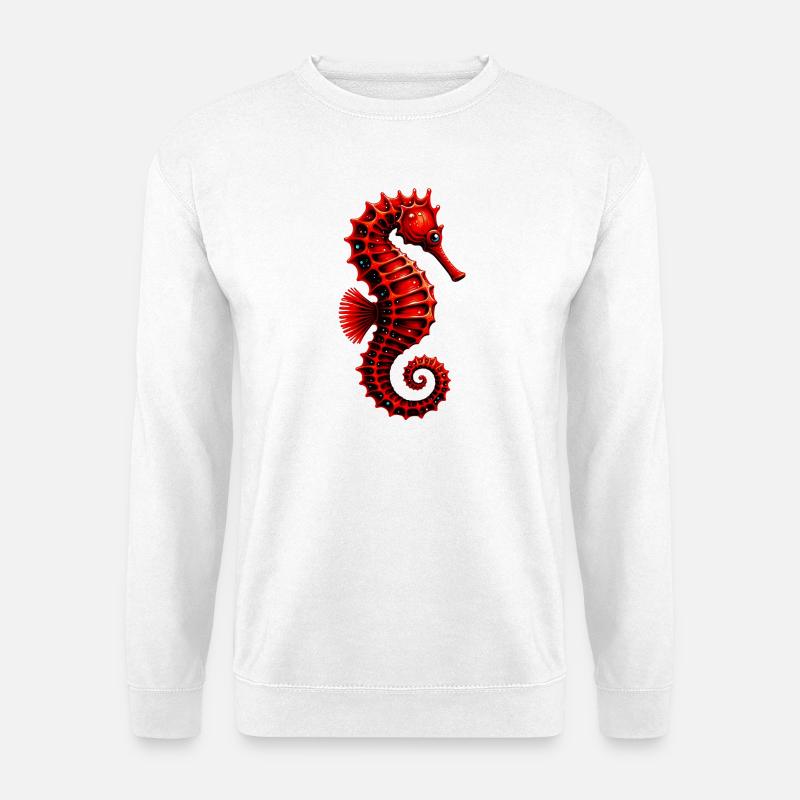 Seepferdchen - Unisex Pullover - Weiß