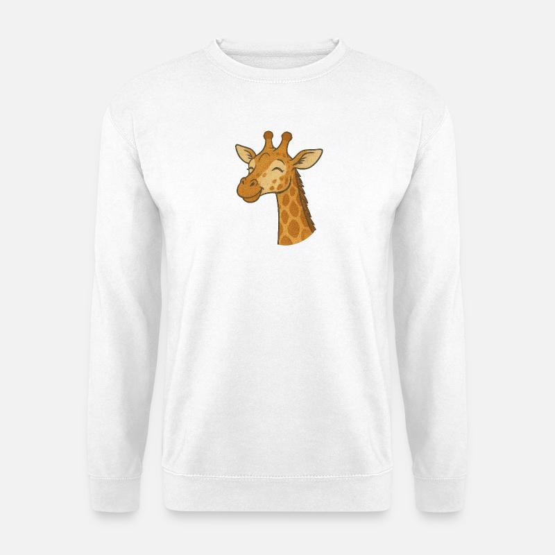 Giraffe - Unisex Pullover - Weiß