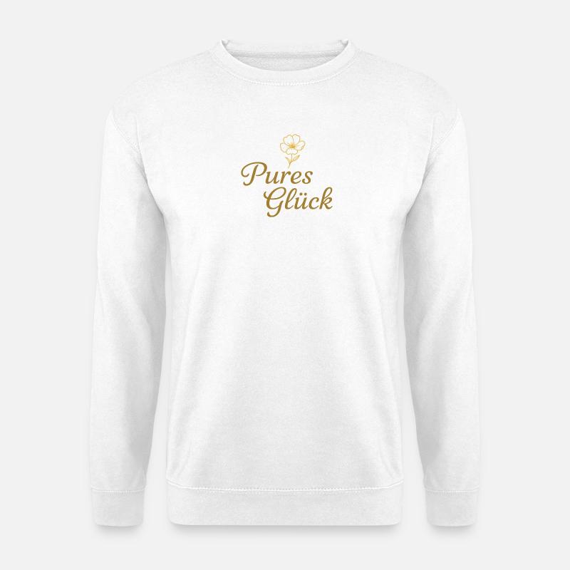Pures Glück - Unisex Pullover - Weiß