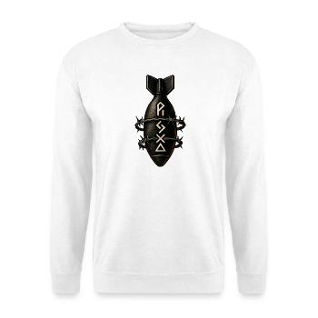 Underground Barbed Wire Bomb - Unisex Sweatshirt - white - Front