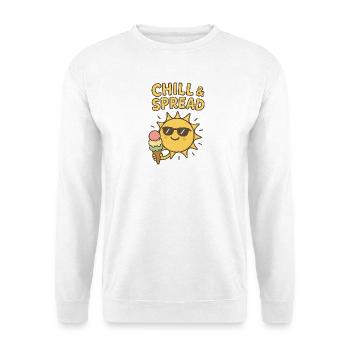 Chill & Spread Sonne Eis Spaß - Unisex Sweatshirt - white - Front
