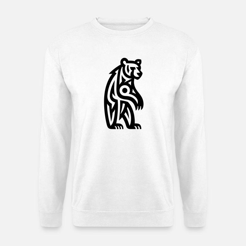 Just a Black Bear #3 - Unisex Sweatshirt - white