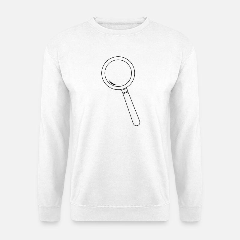 Lupe - Unisex Pullover - Weiß