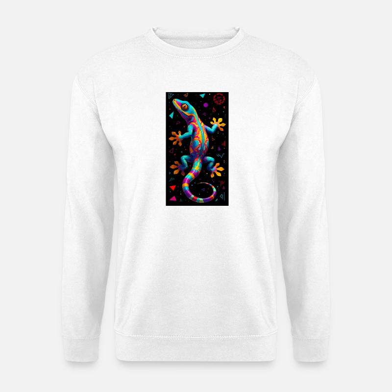 Gecko - Unisex Pullover - Weiß