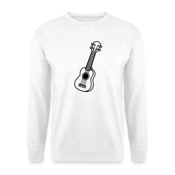 Ukulélé - Sweat-shirt Unisexe - blanc - Devant