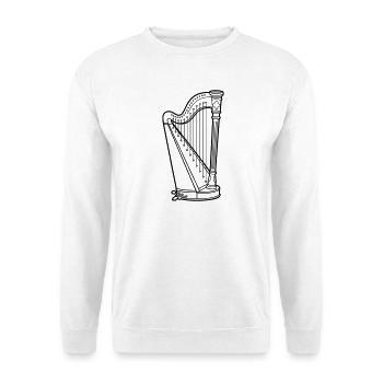 harp - Unisex Sweatshirt - white - Front
