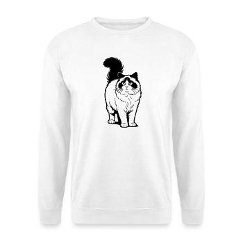ragdoll cat - Unisex Sweatshirt - white - Front