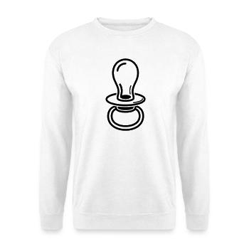 Geburt - Unisex Pullover - Weiß - Vorne