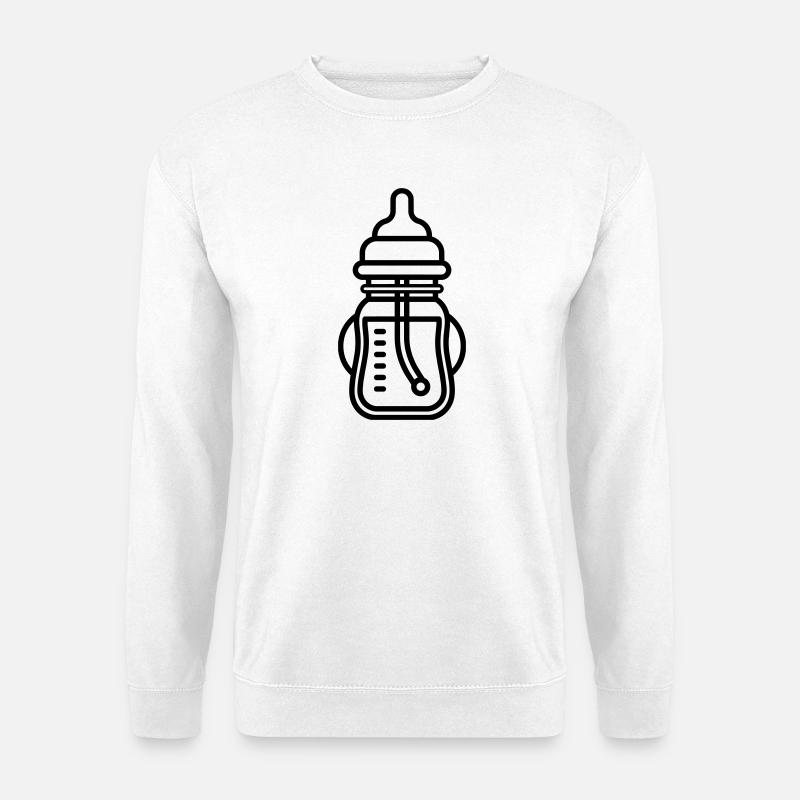 Biberon - Sweat-shirt Unisexe - blanc