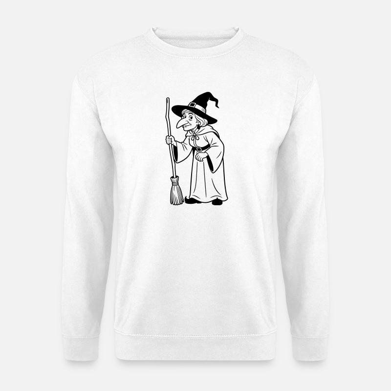 sorcière - Sweat-shirt Unisexe - blanc