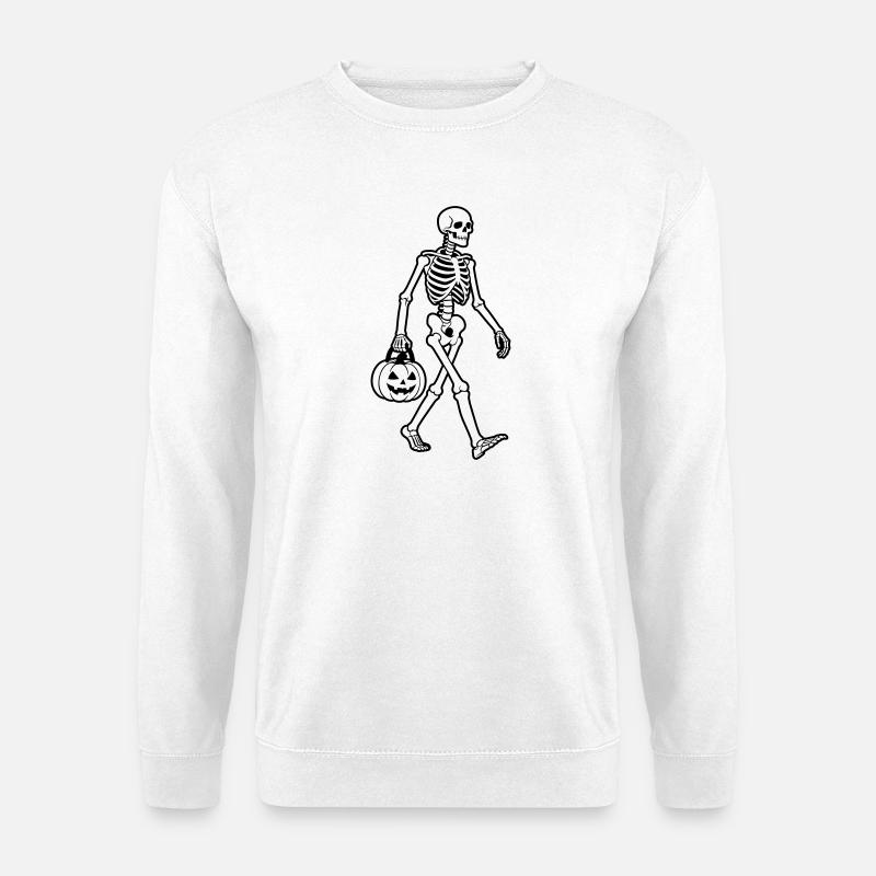 Skeleton Halloween - Unisex Sweatshirt - white