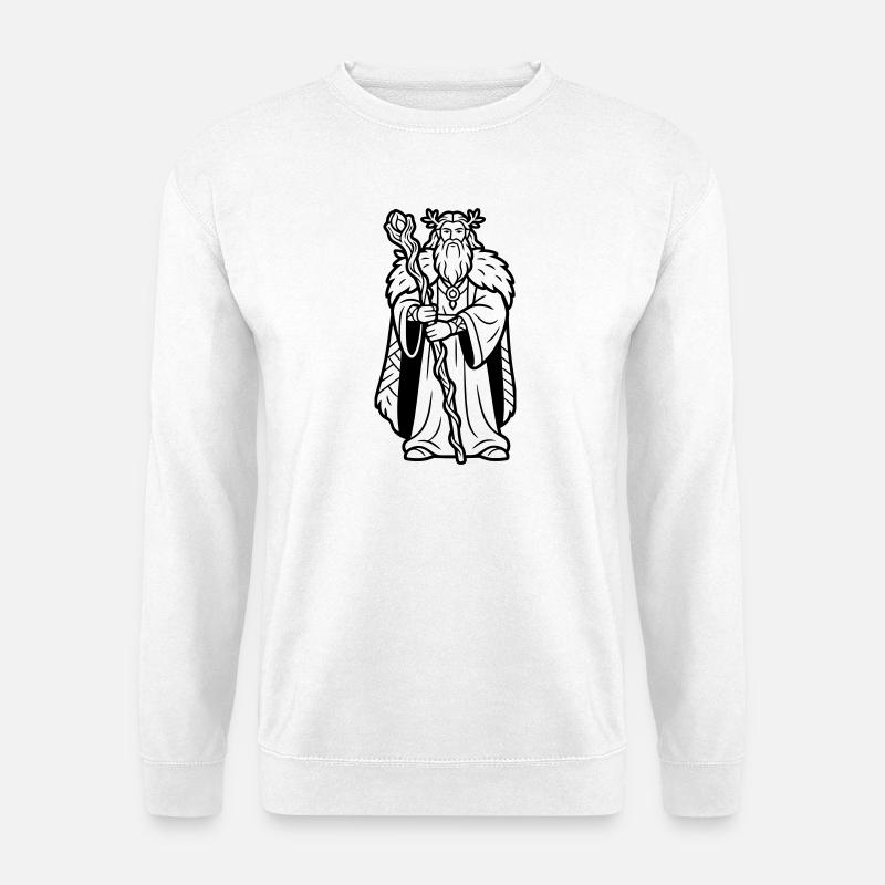 Druide - Sweat-shirt Unisexe - blanc
