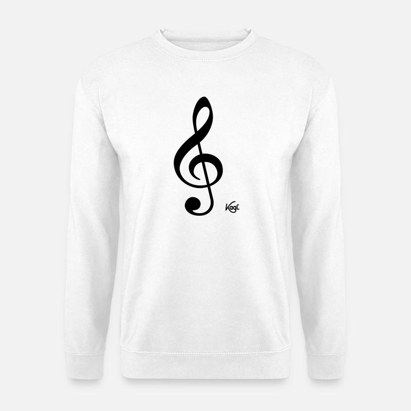 Notenschluessel - Unisex Pullover - Weiß