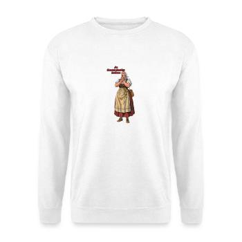Dirndl Retro Jo Herrschaftszeiten - Unisex Pullover - Weiß - Vorne