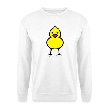 Küken - Unisex Pullover - Weiß - Vorne