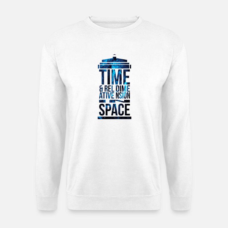 TARDIS - Unisex Pullover - Weiß