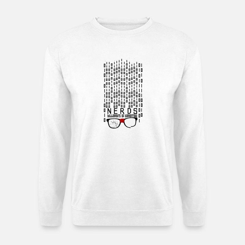 Nerdy Billionär - Unisex Pullover - Weiß