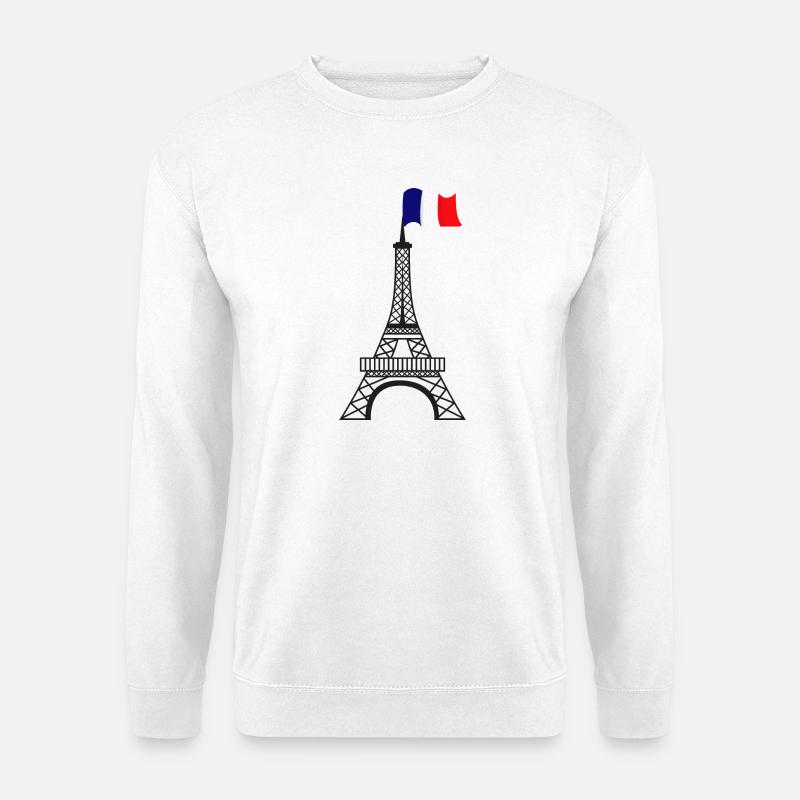 Eiffelturm - Unisex Pullover - Weiß