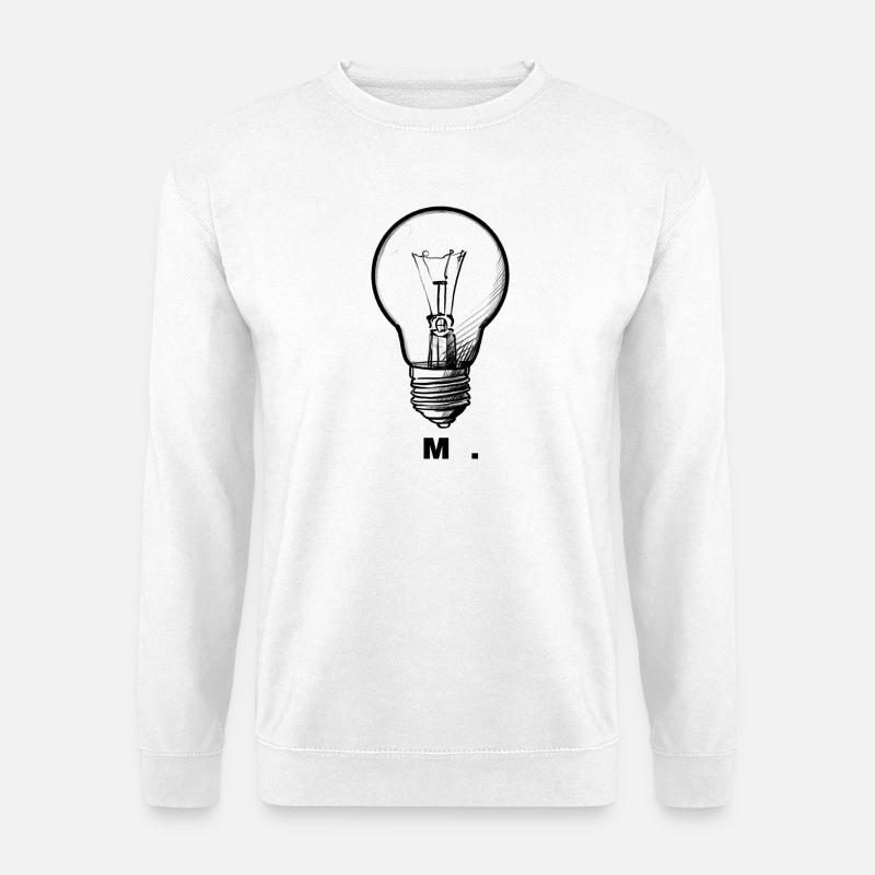 Idea: Am I. - Unisex Pullover - Weiß