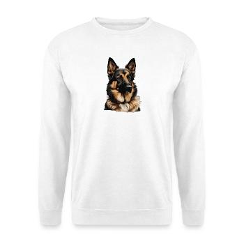 schäferhund - Unisex Pullover - Weiß - Vorne