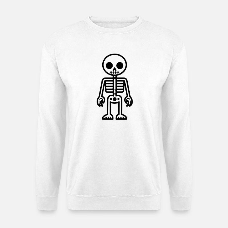 Skeleton Comic - Unisex Sweatshirt - white