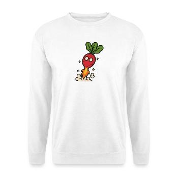 Radieschen-Raketen-Explosion - Unisex Pullover - Weiß - Vorne