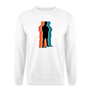 Civil Engineer Retro Silhouette Professional Art - Unisex Sweatshirt - white - Front