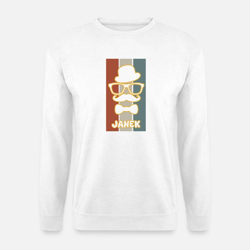 Janek as a given name - Unisex Sweatshirt - white