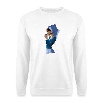 Dobre zajtšo! - Unisex Sweatshirt - white - Front