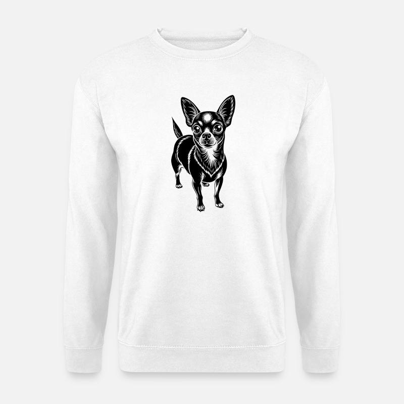 Chihuahua - Unisex Pullover - Weiß