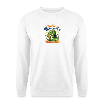Dino-Abschied Kindergarten - Unisex Pullover - Weiß - Vorne