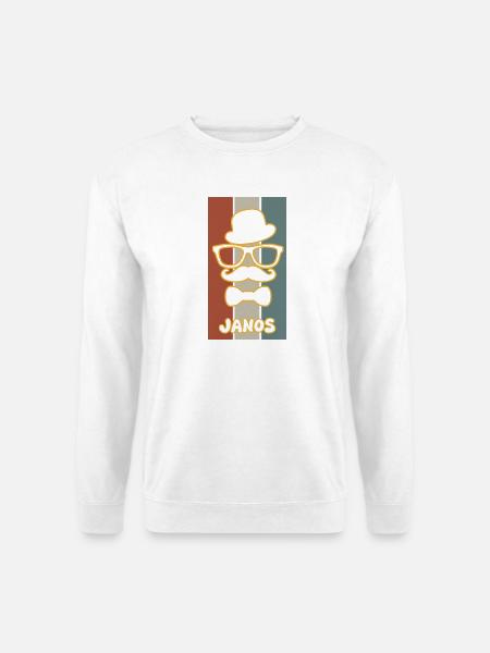 Geschenk für Janos - Unisex Pullover - Weiß