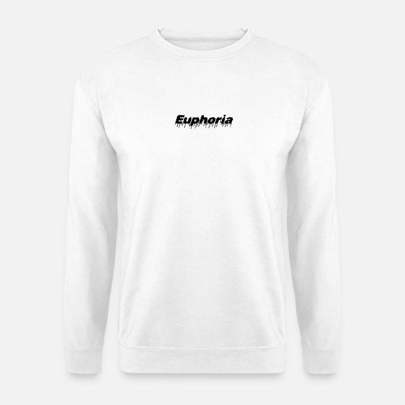 Abstraktes Graffiti-Design mit Freestyle-Charakter - Unisex Pullover - Weiß