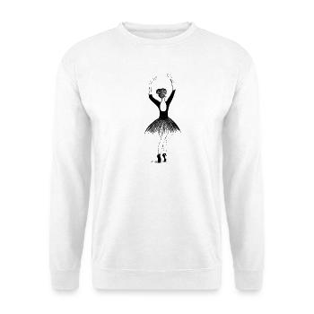 Ballett Tänzerin - Unisex Pullover - Weiß - Vorne