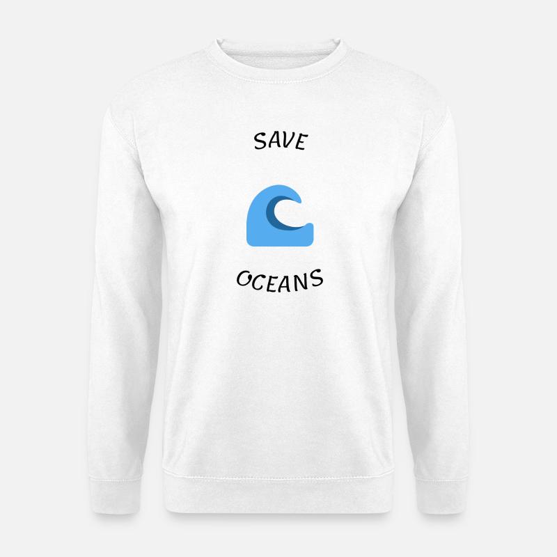Save ocean - Unisex Sweatshirt - white