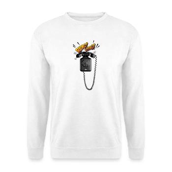 Telefon ohne Touch-Screen - Unisex Pullover - Weiß - Vorne