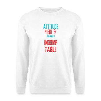 Proud and indomitable - Unisex Sweatshirt - white - Front