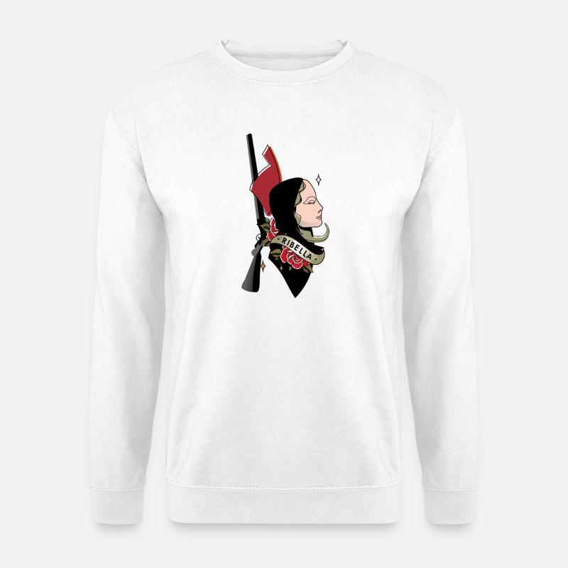 Ribella Korsika - Unisex Pullover - Weiß